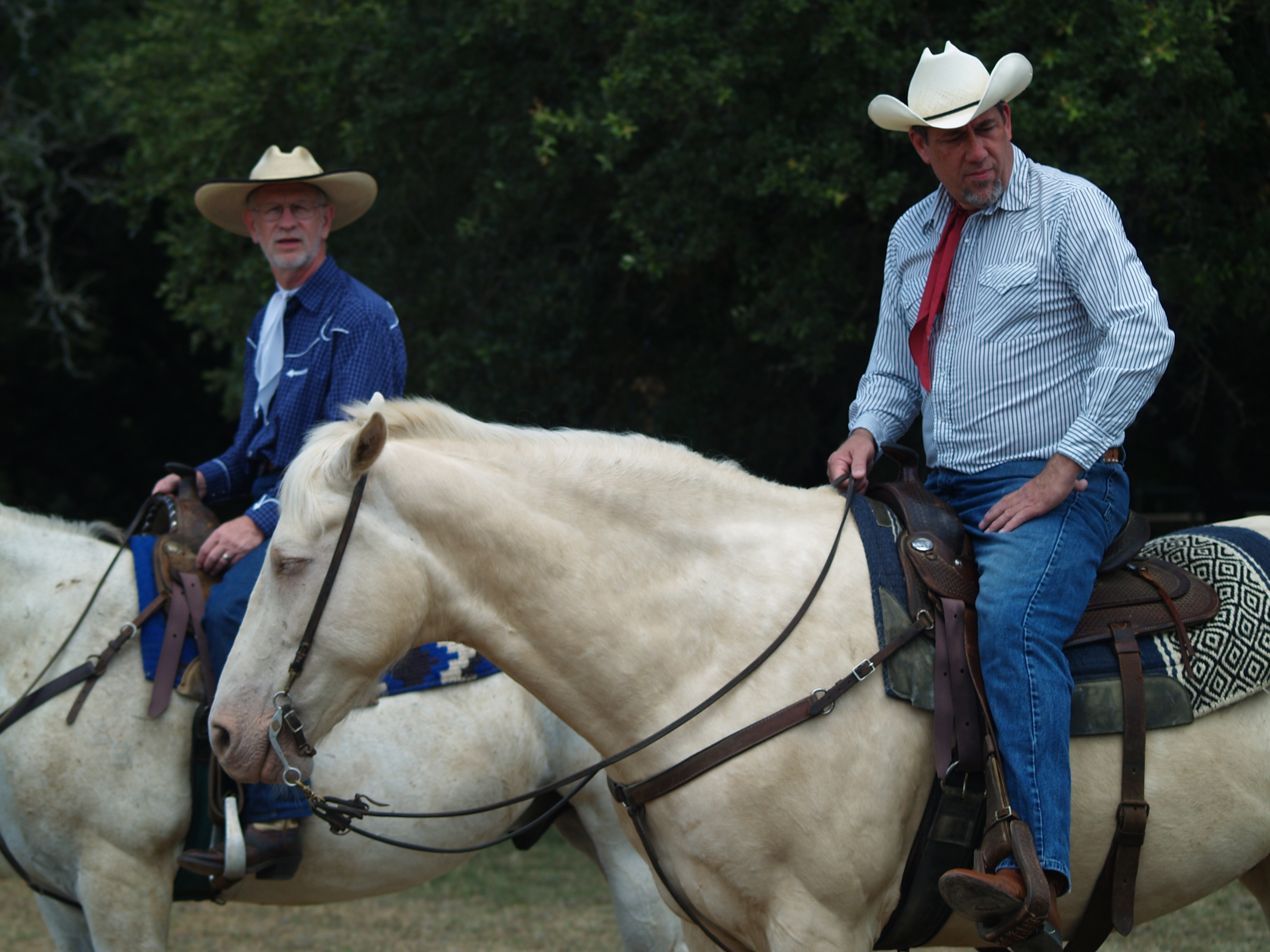 Will and Tim...Saddle Pals
